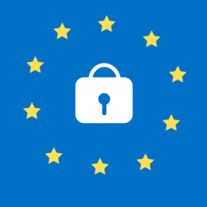Datenschutz-Symbol Europa